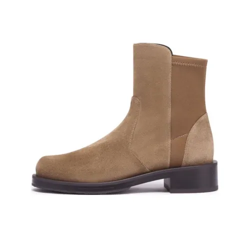 Stuart Weitzman SW Ботильоны 4CM Женские Коричневый