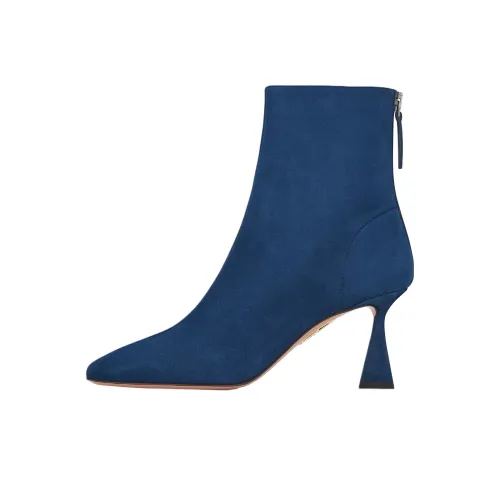 AQUAZZURA AMORE Ботильоны 7,5 см Женские Синие