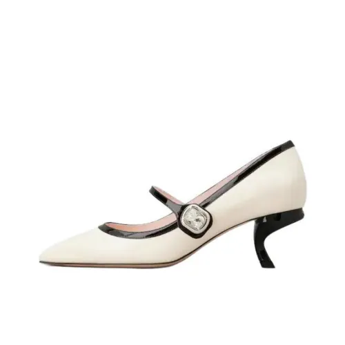 Roger Vivier Virgule Высокие каблуки Белый Женские