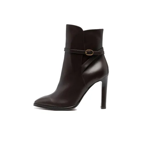 Polo Ralph Lauren Женские сапоги на высокий каблук черные