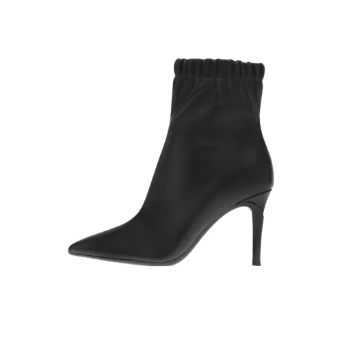 GIANVITO ROSSI ALINA Ботильоны 8,5 см Женские Черные