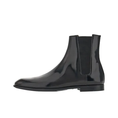 FERRAGAMO Короткий Челси Мужской Черный