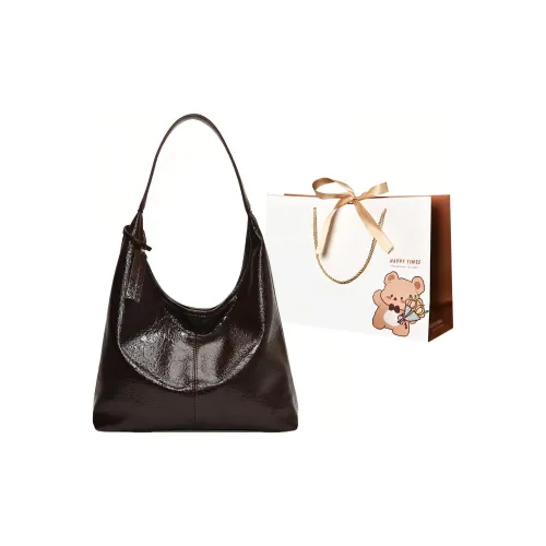 ERANGBEAR ПУ (полиуретан) Сумка через плечо Стандартная Женская Черная Коричневая Красная Кофейная