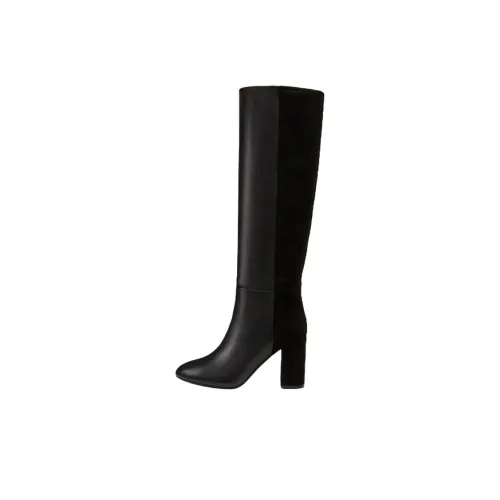 Stuart Weitzman SW 5050 Колено Высокие сапоги 8,5 см Женские Черный