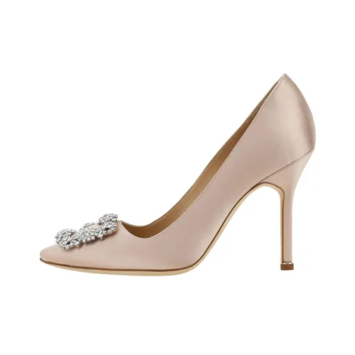 MANOLO BLAHNIK Высокие каблуки Светло-розовый Женские
