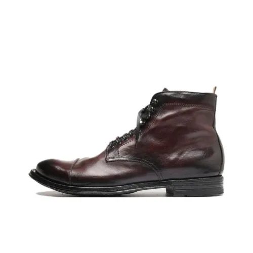 Officine Creative Anatomia Ботильоны Burgundy Мужской
