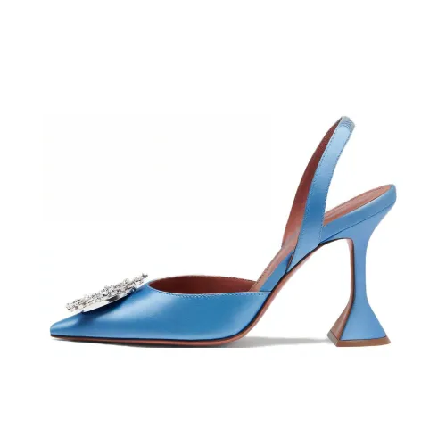 AMINA MUADDI Узкий каблук Высокие каблуки 9,5 см Женские Синий
