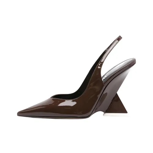 The Attico Нестандартный каблук Высокие каблуки 10,5 см Женские Коричневый