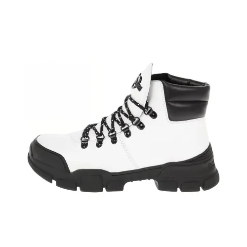 MOSCHINO Ботильоны Женские Белые Черные