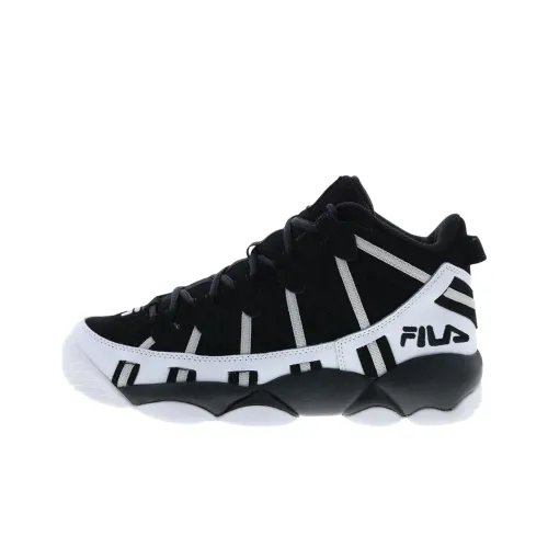 FILA Spaghetti Баскетбольные кроссовки MID Топ Черный мужской
