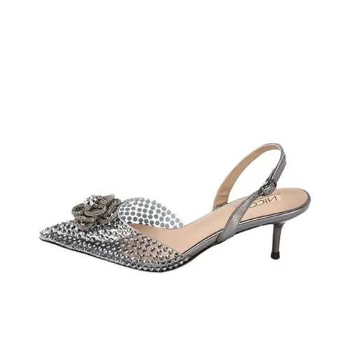 NICOLI Devon Низкий каблук Высокий каблук 5,5 см Женский Темно-серый