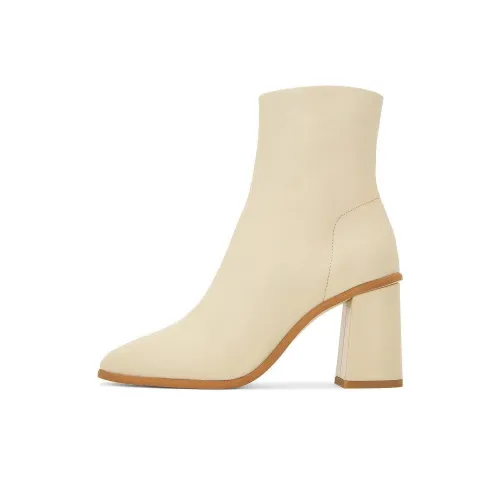 FREE PEOPLE Ботильоны 7,5 см Женские Бежевые