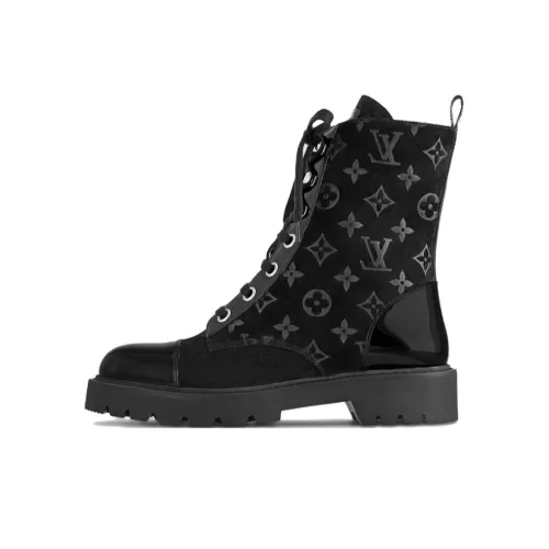 LOUIS VUITTON Territory Короткий Мартин Boot Женские Черный
