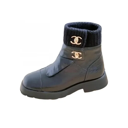 CHANEL Ботильоны Женские Черные