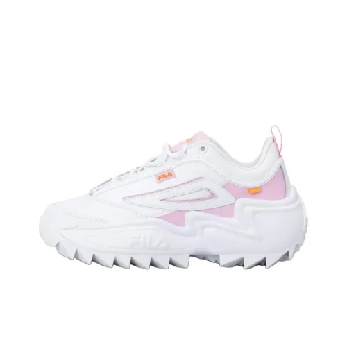 FILA Низкий топ Повседневная обувь Унисекс Белый Розовый