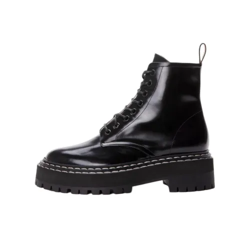 PROENZA SCHOULER Watch Lug Short Martin Boot Women's Black