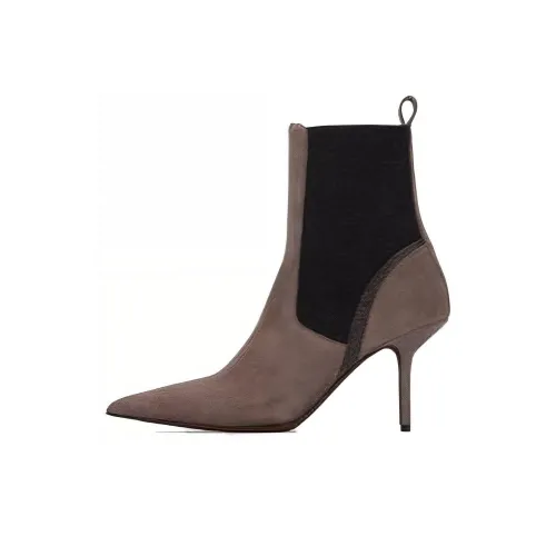 BRUNELLO CUCINELLI Monili Ботильоны Женские Тауповый