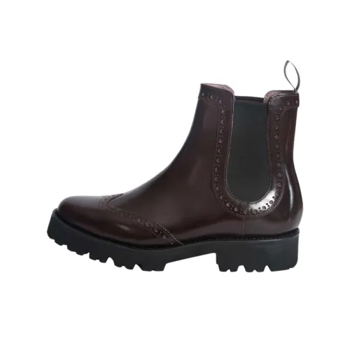 BARKER Jessie Короткий Челси Женские Бордовый