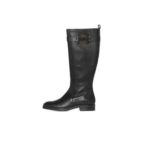 See By Chloe Женские высокие сапоги черные