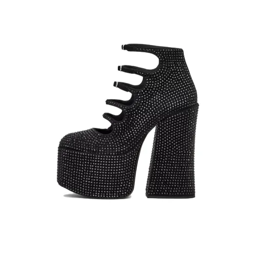 MARC JACOBS Грубый каблук Высокие каблуки 16 см Женские Черный