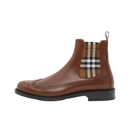 Burberry Винтаж Короткий Челси Мужской Коричневый