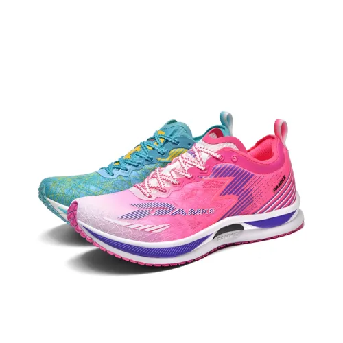 PANKE Беговые кроссовки Низкий топ Розовый Синий микс Унисекс