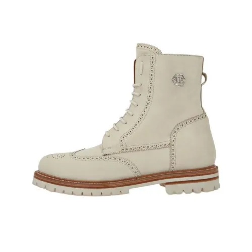 PHILIPP PLEIN Hexagon ботинки Martin Beige Men's