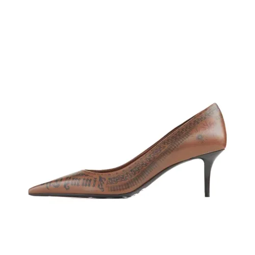 Jean Paul Gaultier x Jimmy Choo Узкий каблук Высокие каблуки 6 см Женские Умбра
