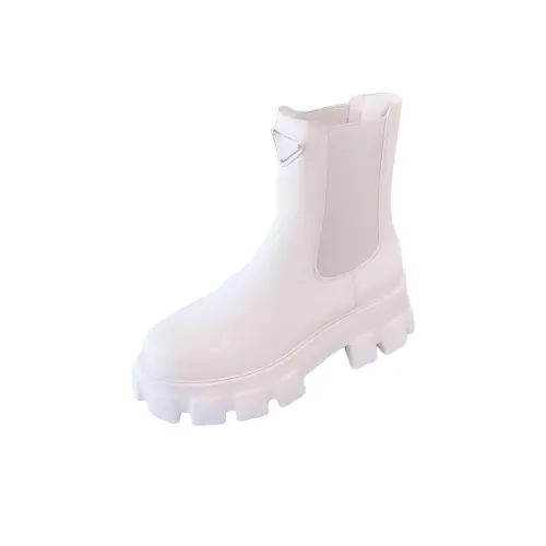 PRADA Короткий Челси Женские Белые