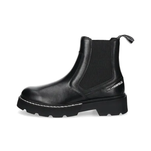 KARL LAGERFELD Короткий Челси Женские Черный