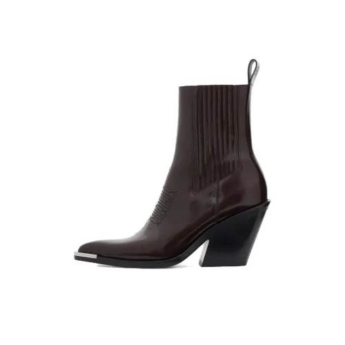 Paco Rabanne Короткий Челси Женские Бордовый