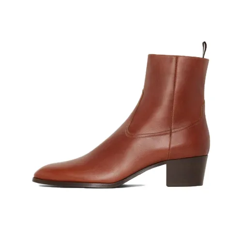 CELINE Ботильоны 5 см Женские Коричневые