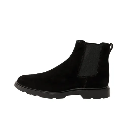 HOGAN H393 Ankle Chelsea Boots Женские Черные
