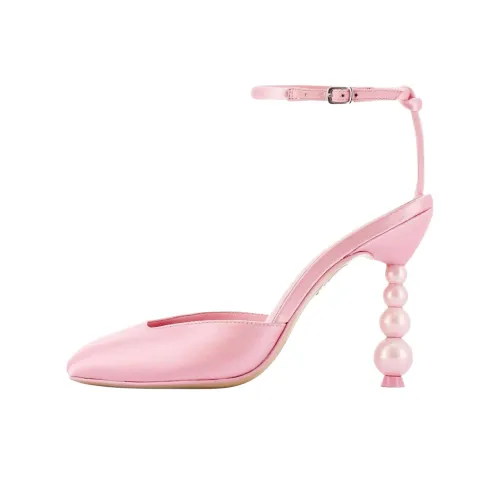 SOPHIA WEBSTER Perla Нестандартный каблук Высокие каблуки 10 см Женские Розовый