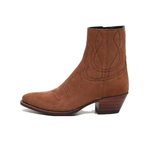 CELINE Ботильоны 5 см Женские Коричневые