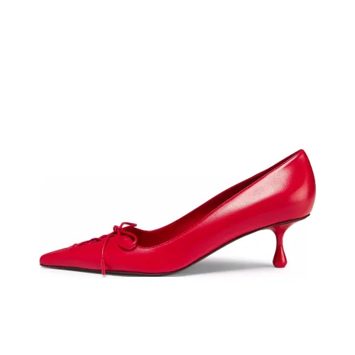 Jimmy Choo Scarlett Нестандартный каблук Высокие каблуки 5 см Женские Красный