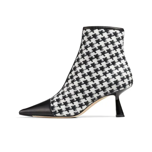 Jimmy Choo Ботильоны 6,5 см Женские Черный Белый