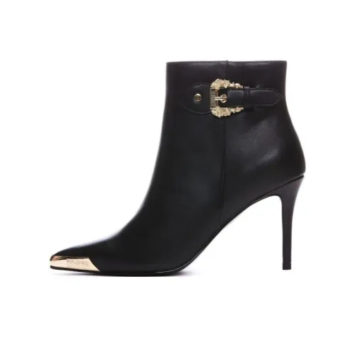 VERSACE JEANS Ботильоны 8,5 см Женские Черные