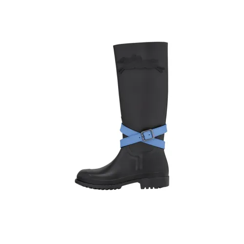 LONGCHAMP Женские высокие сапоги на молнии черные