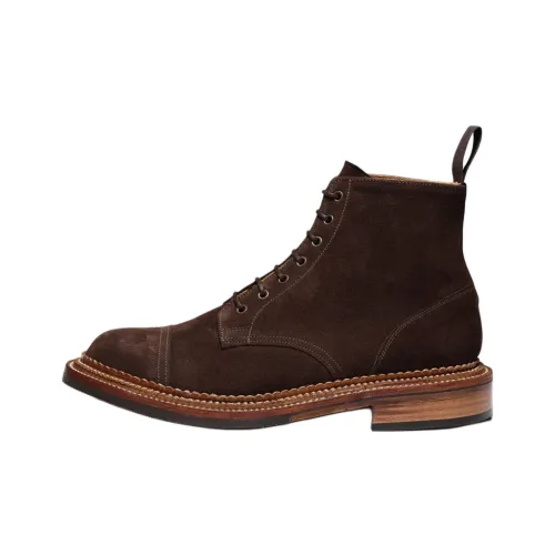GRENSON Desmond Короткий Мартин Ботин Мужской Коричневый