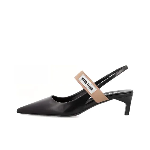 MIU MIU Высокие каблуки Черные Женские