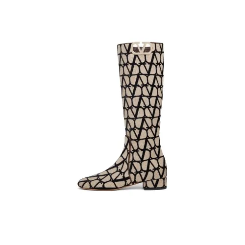Valentino VLOGO TYPE Женские высокие сапоги до колена