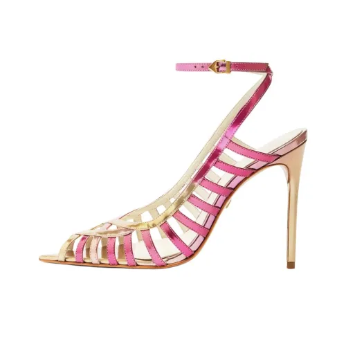 Schutz Радужка Низкий каблук Высокие каблуки 10,5 см Женские Розовый