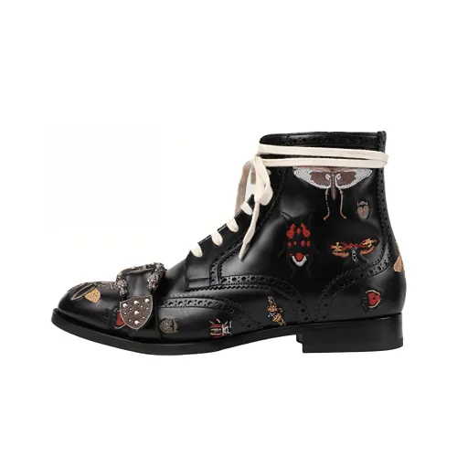 GUCCI QUEERCORE Ботильоны Мужские Черные