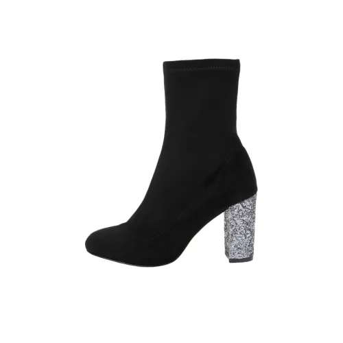 Badgley Mischka Jovanna Ботильоны 8,5 см Женские Черные