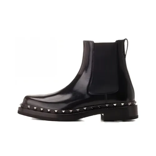 Valentino Rockstud Короткий Челси Женские Черный