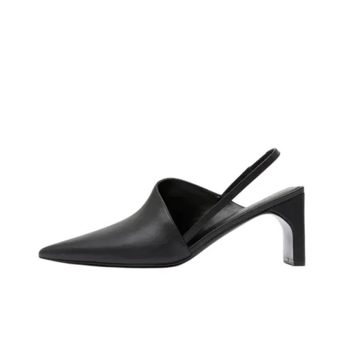 ST. AGNI Высокие каблуки 7 см Женские Черные