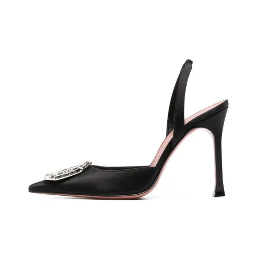 AMINA MUADDI Узкий каблук Высокие каблуки 10,5 см Женские Черный