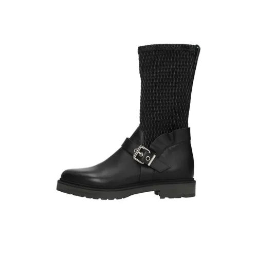 FENDI MID Голень Ботинки Женские Черный