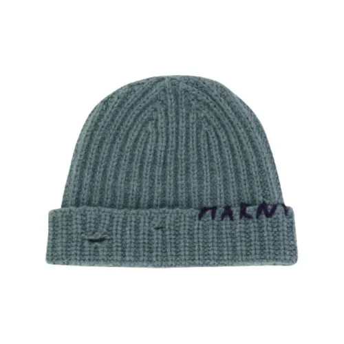 MARNI Шерсть Чистая шерсть Шапки-бини Женские Синий